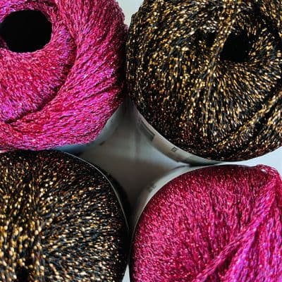 Glitzy pack 5 pink/copper