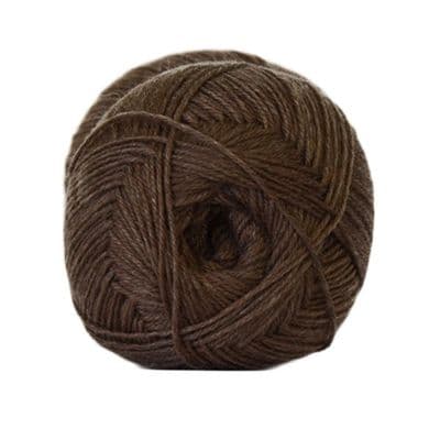 Hjertegarn ALOE SOCKWOOL 211 coffee marl