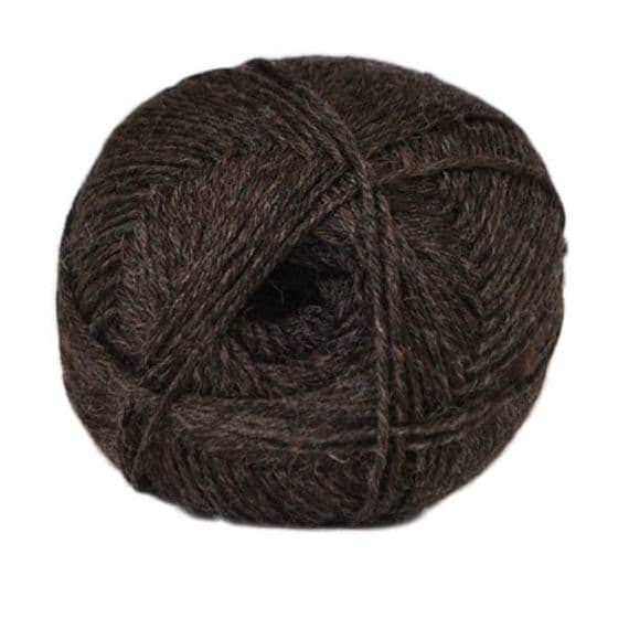 Hjertegarn ALOE SOCKWOOL 294 brown marl