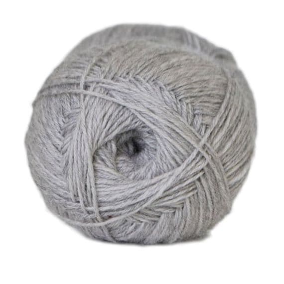 Hjertegarn ALOE SOCKWOOL 434 light grey marl