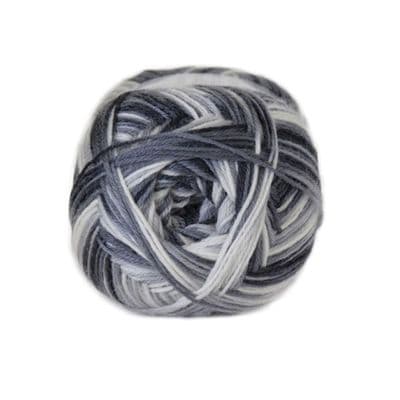 Hjertegarn ALOE SOCKWOOL 5030 monochrome print