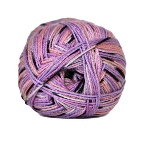 Hjertegarn ALOE SOCKWOOL 5050 rose print