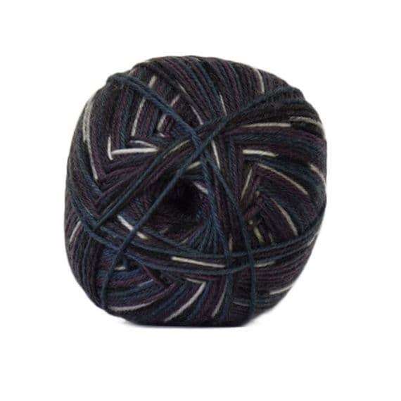 Hjertegarn ALOE SOCKWOOL 5080 night sky print