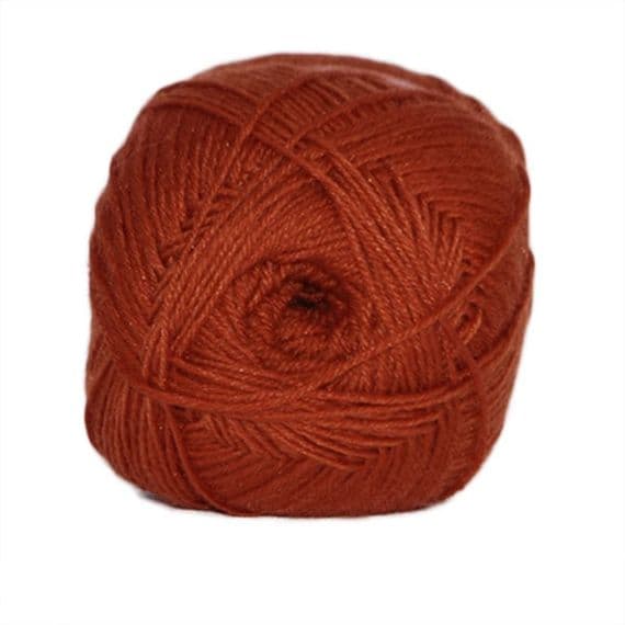 Hjertegarn ALOE SOCKWOOL 5640 terracotta