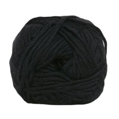 Hjertegarn BLEND BAMBOO black 1990