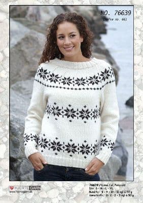 Hjertegarn LIMA Pattern Jumper: nordic snowflake