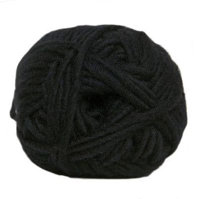 Hjertegarn NATUR ULD 1990 black