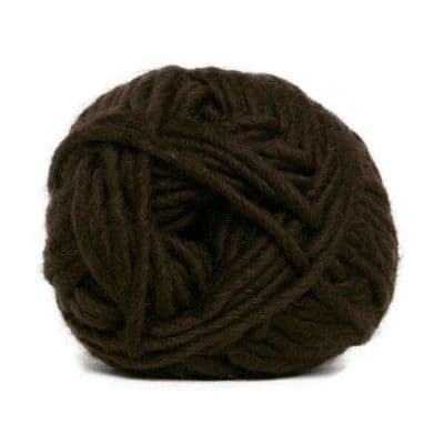 Hjertegarn NATUR ULD 300 deep brown