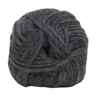 Hjertegarn NATUR ULD 500 dark grey marl