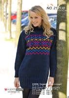 INCAWOOL LONG STAR SWEATER Free Pattern