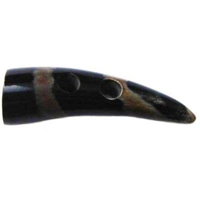 Indian Toggle - striped horn