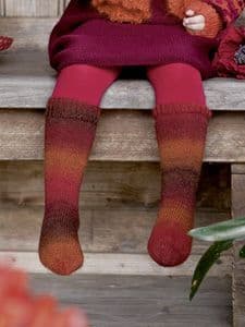 JAWOLL MAGIC CHILD's KNEE SOCKS Free Pattern
