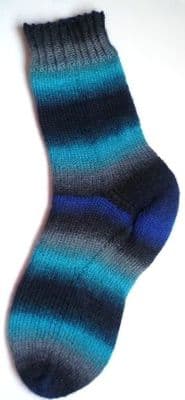 JAWOLL MAGIC degradé TOE-UP SOCKS Free Pattern