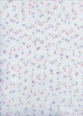 Lang Yarns BABY COTTON COLOR 50 white/pastel speckle