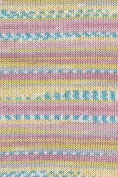 Lang Yarns BABY COTTON COLOR 52 pink fairisle print