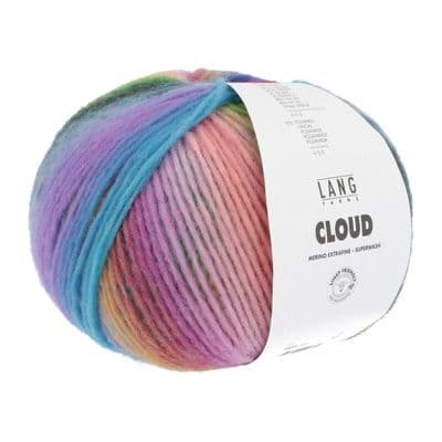 Lang Yarns CLOUD 0002 blue/mauve/pink