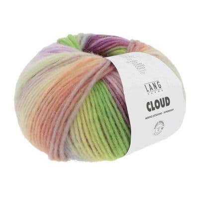 Lang Yarns CLOUD 0009 cream/pink/green