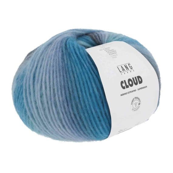 Lang Yarns CLOUD 0011 blue/green/grey