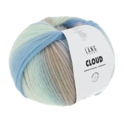 Lang Yarns CLOUD 0014 light blue/light green/lilac