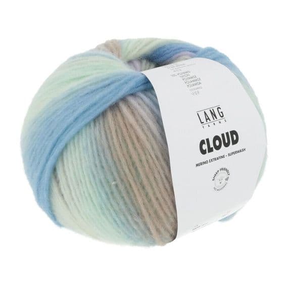 Lang Yarns CLOUD 0014 light blue/light green/lilac