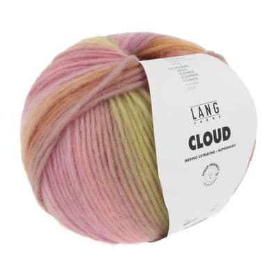 Lang Yarns CLOUD 0015 rose/orange/lime