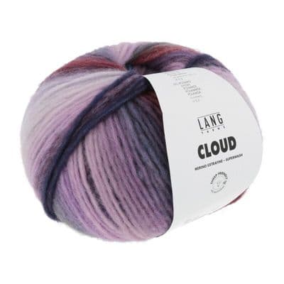 Lang Yarns CLOUD 0018 lilac/petrol/pink