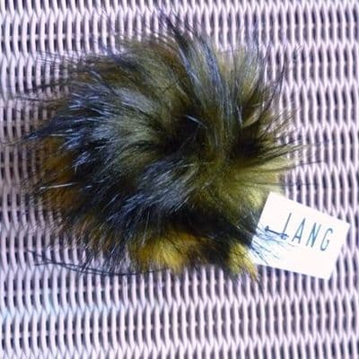 Lang Yarns Fun Fur POMPOM 12 cm ochre