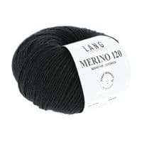 Lang Yarns MERINO 120 black 4