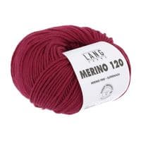 Lang Yarns MERINO 120 cherry 162
