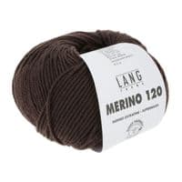 Lang Yarns MERINO 120 dark brown 468