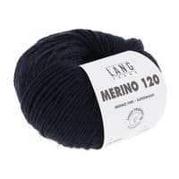 Lang Yarns MERINO 120 night blue 25