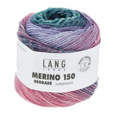 Lang Yarns MERINO 150 Dégradé 0009 lilac/heather