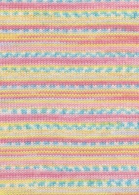 Lang Yarns MERINO 200 BÉBÉ Color 0309 sorbet print
