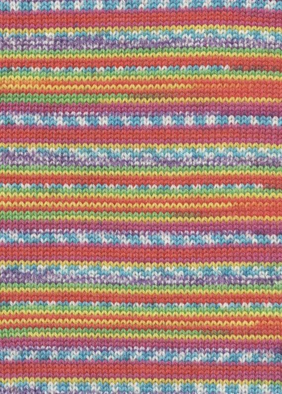 Lang Yarns MERINO 200 BÉBÉ Color 0313 bright print