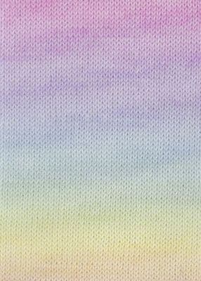 Lang Yarns MERINO 200 BÉBÉ Color 0354 rose/blue/yellow