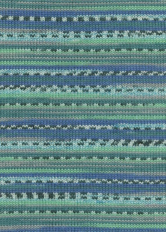 Lang Yarns MERINO 200 BÉBÉ Color 0373 jade print