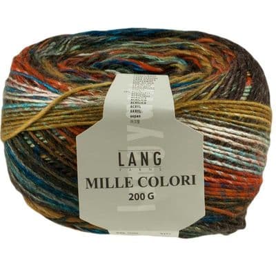 Mille Colori 200 G petrol/amber/brown 88