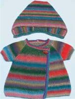MILLE COLORI BABY WRAP TOP with HOOD Free Pattern