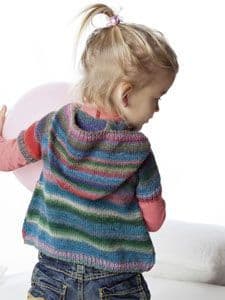 MILLE COLORI BABY WRAP TOP with HOOD Free Pattern