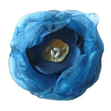 Organza Corsage - blue