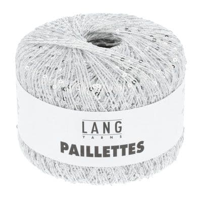 Paillettes 001 white silver