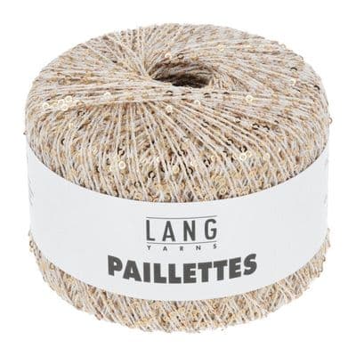 Paillettes 002 white gold
