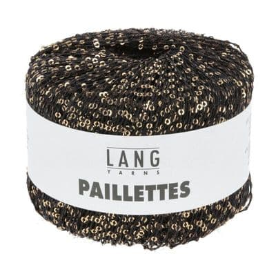 Paillettes 070 anthracite gold