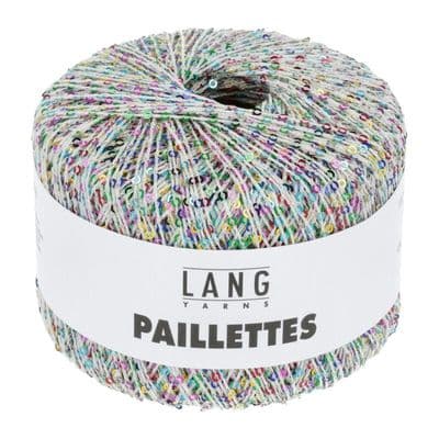 Paillettes 101 white multicolour