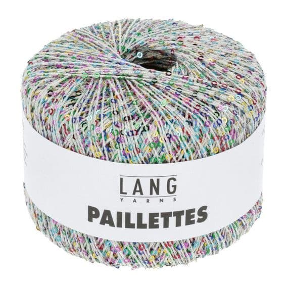Paillettes 101 white multicolour