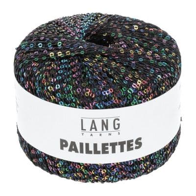 Paillettes 104 black multicolour