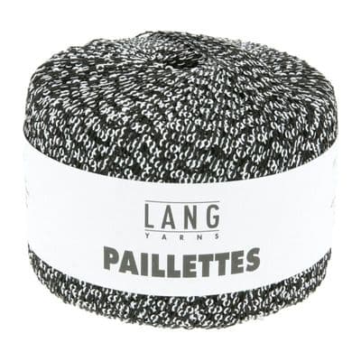 Paillettes 204 black white