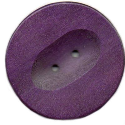 Round Button 4.5cm - aubergine