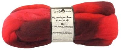 Schoppel-Wolle FILZWOLLE 50g 1963 Cranberries