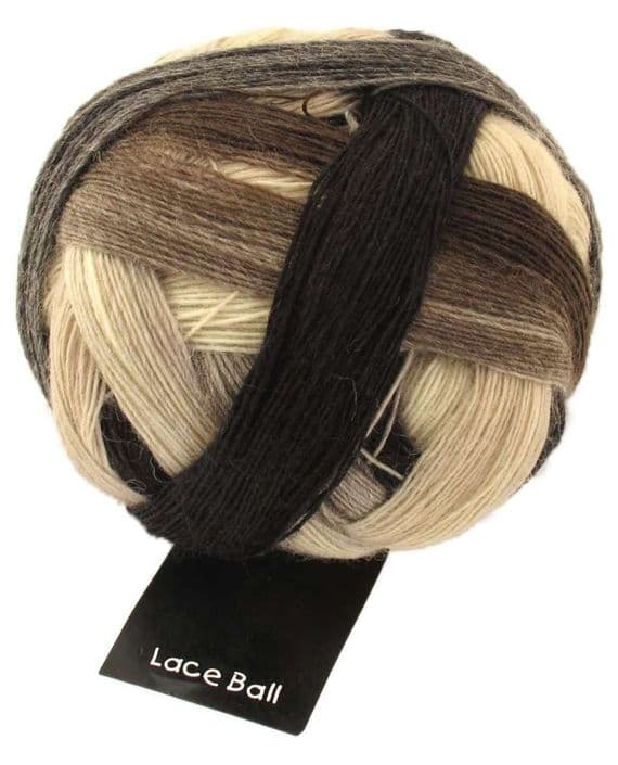 Schoppel-Wolle LACE BALL Chocolate cream 1993